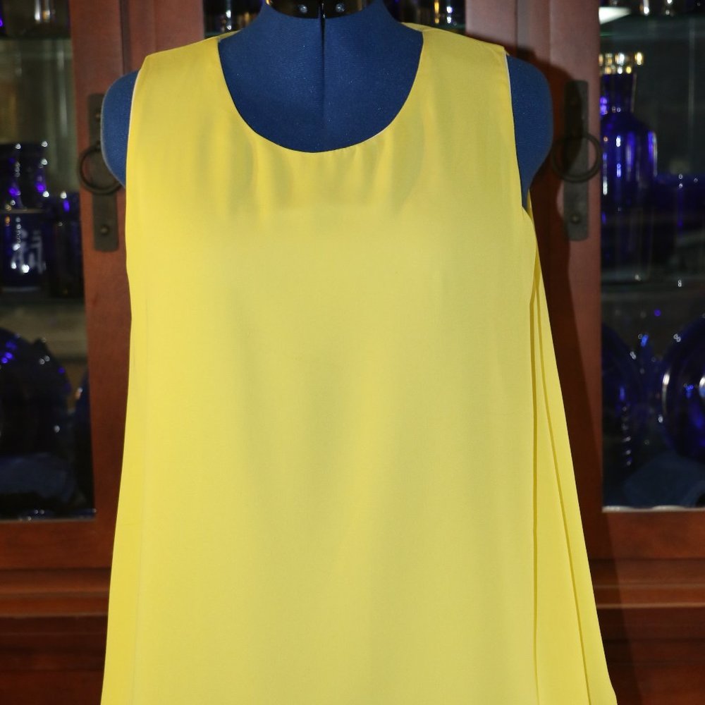 Tang Ting Rui Yellow & White Layered Top- (Oriental)